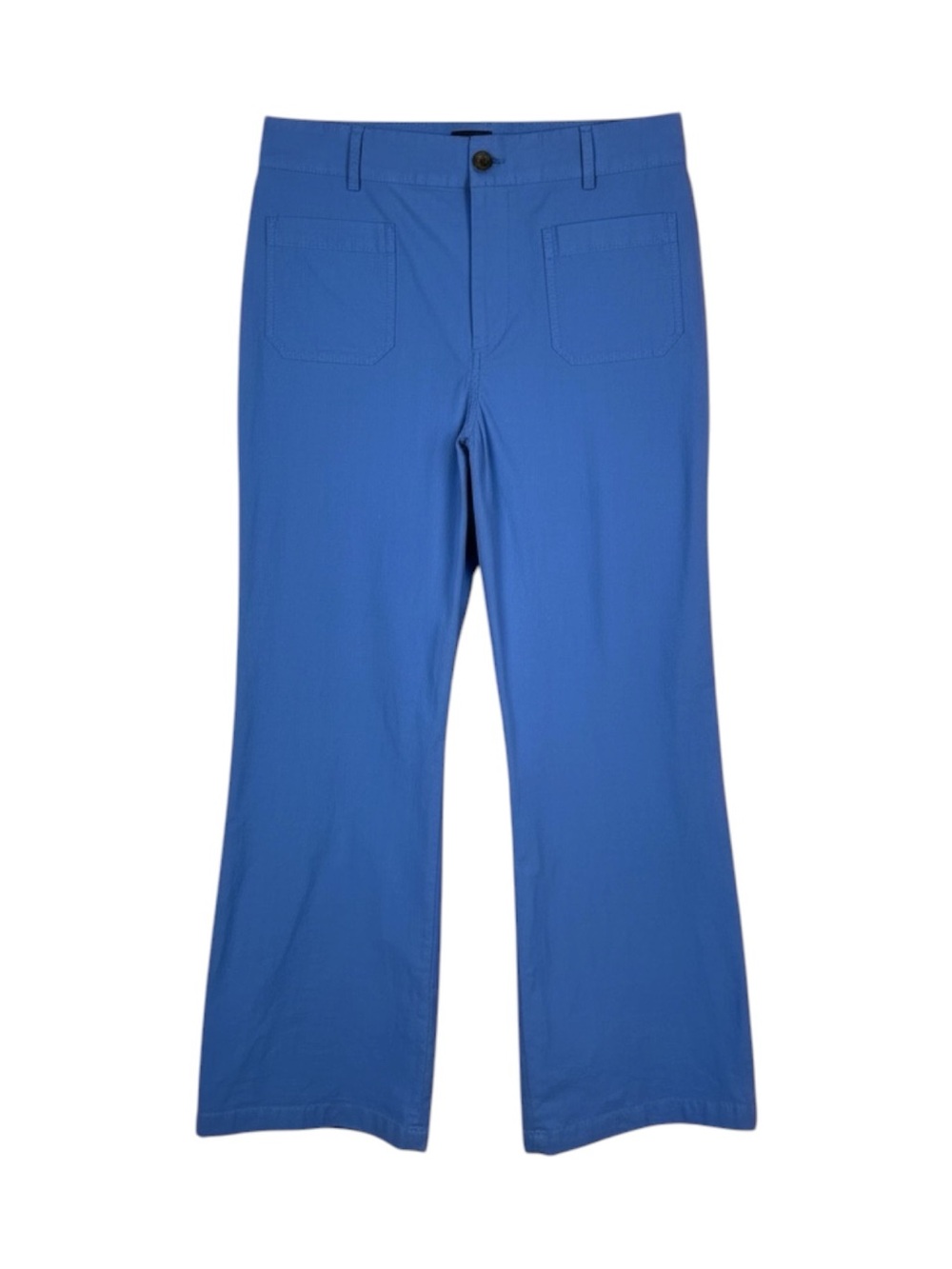 J.Crew Lizzie Wide-Leg Pants Women's 29 Blue Cotton Linen NWT